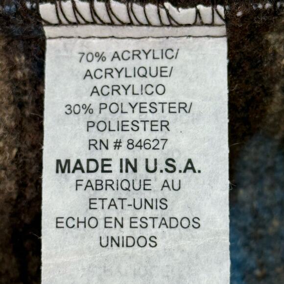 Bear Ridge Outfitters Vintage Duster Vest Jacket Medium USA Aztec Western 90s - Picture 10 of 10